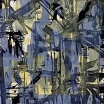 Temple Hut, 2010, 


Woodcut on rice paper mounted on canvas, 

60cm x 120 cm