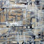 Banyan, 2010, 


Woodcut on rice paper mounted on canvas, 

60cm x 120 cm